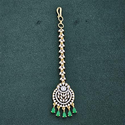 Cz Delicate Tikka With 2 Tone Plating