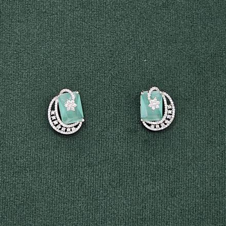 Cubic Zirconia Tops With Rhodium Plating