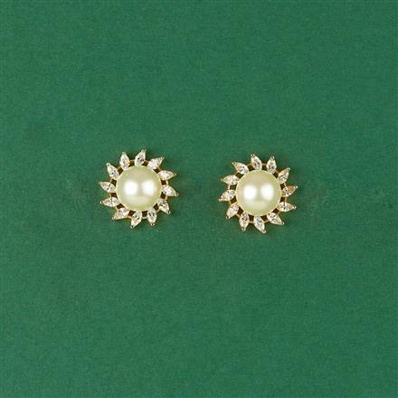 Cz Delicate Tops With 2 Tone Rhodium Plating