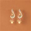 Cz Classic Jhumki With Gold Plating