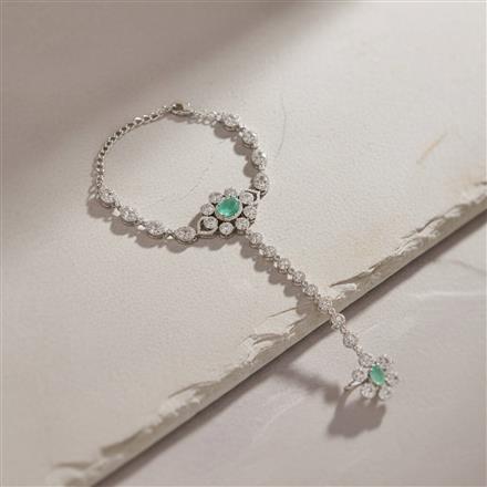 Cz Classic Hath Pan With Rhodium Plating