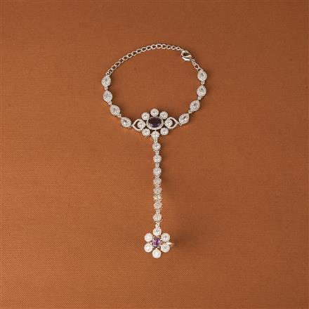 Cz Classic Hath Pan With Rhodium Plating