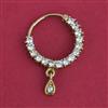 American Diamond Classic Nose Ring With Mehndi Plating