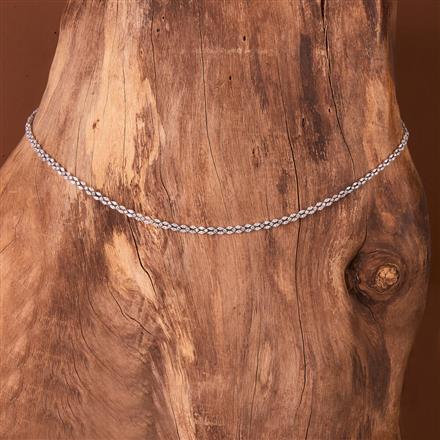 Cubic Zirconia Classic Belt With 2 Tone Rhodium Plating