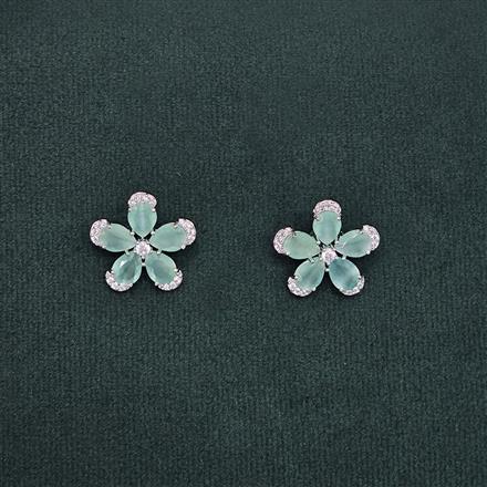 Cubic Zirconia Classic Tops With Rhodium Plating