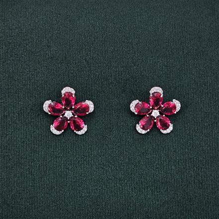 Cubic Zirconia Classic Tops With Rhodium Plating