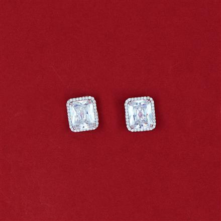 American Diamond Tops With Rhodium Plating