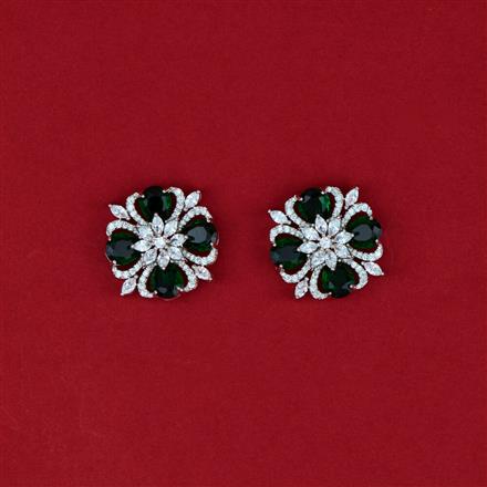 Cubic Zirconia Classic Tops With Rhodium Plating