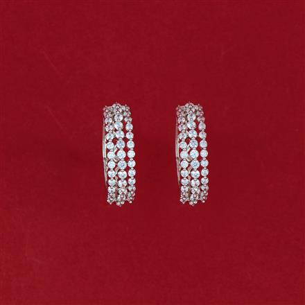 Cz Classic Bali With Carat 2 Tone Rhodium Plating