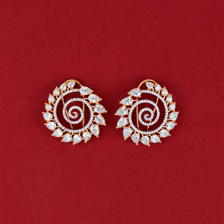 Cubic Zirconia Classic Tops With 2 Tone Plating