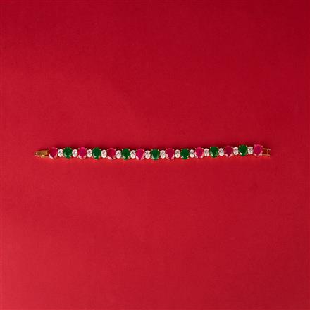 Cz Classic Bracelet With Gold Plating