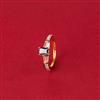 Cz Delicate Ring With 2 Tone Plating