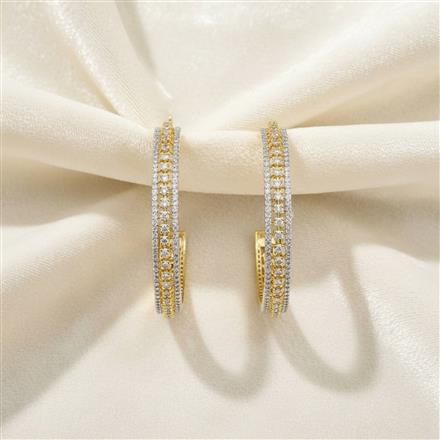 Cz Classic Bali With 2 Tone Rhodium Plating