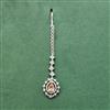 Cz Classic Tikka With Rhodium Plating