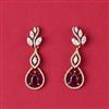 Cz Classic Earring With Mehndi Plating