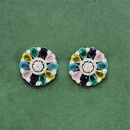 Cz Tops With Rhodium Plating