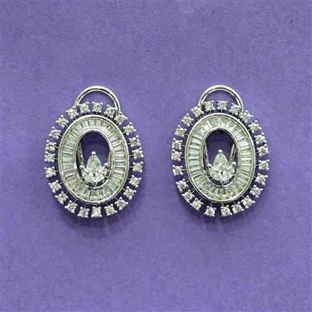 Cz Tops With Mehndi Rhodium Plating