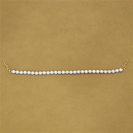 Cubic Zirconia Classic Shishful With Rhodium 2 Tone Plating