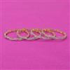 Cubic Zirconia Classic Bangles With 2 Tone Plating