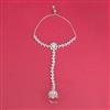 Cubic Zirconia Adjustable Hath Pan With Rhodium Plating