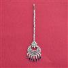 Cubic Zirconia Classic Tikka With Rhodium Plating