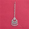 Cubic Zirconia Classic Tikka With Rhodium Plating