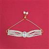 Cz Adjustable Bracelet With 2 Tone Plating