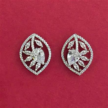 Cubic Zirconia Tops With Rhodium Plating