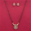 Cz Classic Mangalsutra With 2 Tone Rhodium Plating