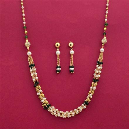 Cz Mala Necklace With Gold Plating