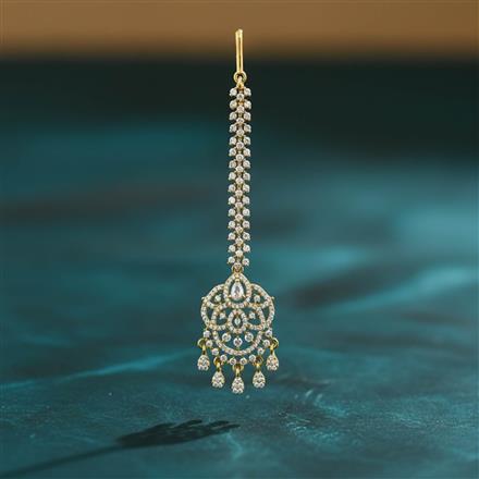 Cz Classic Tikka With Mehndi Plating