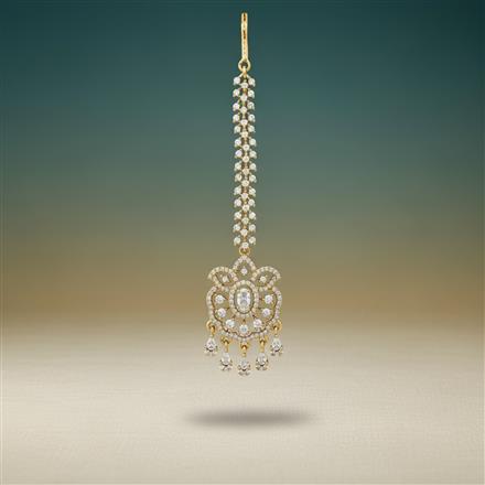 Cz Classic Tikka With Mehndi Plating
