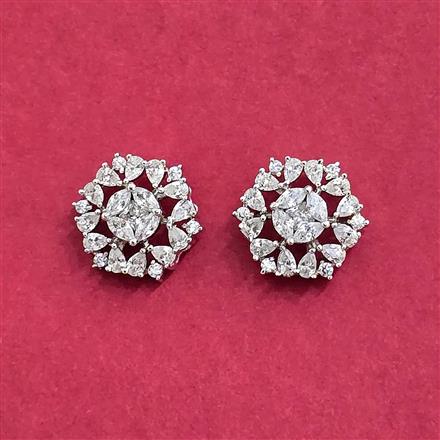 Cz Tops With 2 Tone Mehndi Rhodium Plating