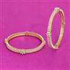 Cubic Zirconia Classic Bangles With Gold Plating
