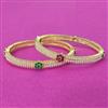 Cz Classic Bangles With Gold Plating