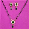 Cz Delicate Mangalsutra With Gold Plating