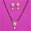 Cz Delicate Mangalsutra With Gold Plating