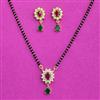 Cz Delicate Mangalsutra With Gold Plating
