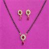 Cz Delicate Mangalsutra With Gold Plating