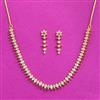 Cz Delicate Necklace With Gold Plating