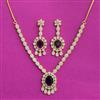 Cz Classic Necklace With Gold Plating