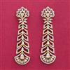American Diamond Classic Earring With Rhodium 2 Tone Plating