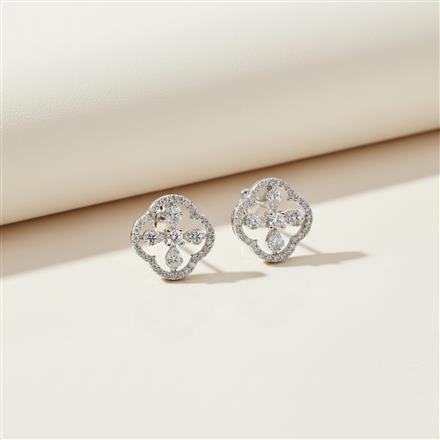 American Diamond Tops With Rhodium 2 Tone Plating