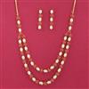 American Diamond Classic Necklace Set With Gold Plating