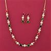 American Diamond Classic Necklace Set With Gold Plating