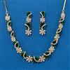 Cz Classic Necklace With 2 Tone Plating