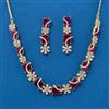 Cz Classic Necklace With 2 Tone Plating