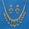 Cz Classic Necklace With 2 Tone Plating
