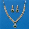 Cz Classic Necklace With 2 Tone Plating
