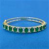 Cz Openable Kada With Gold Plating